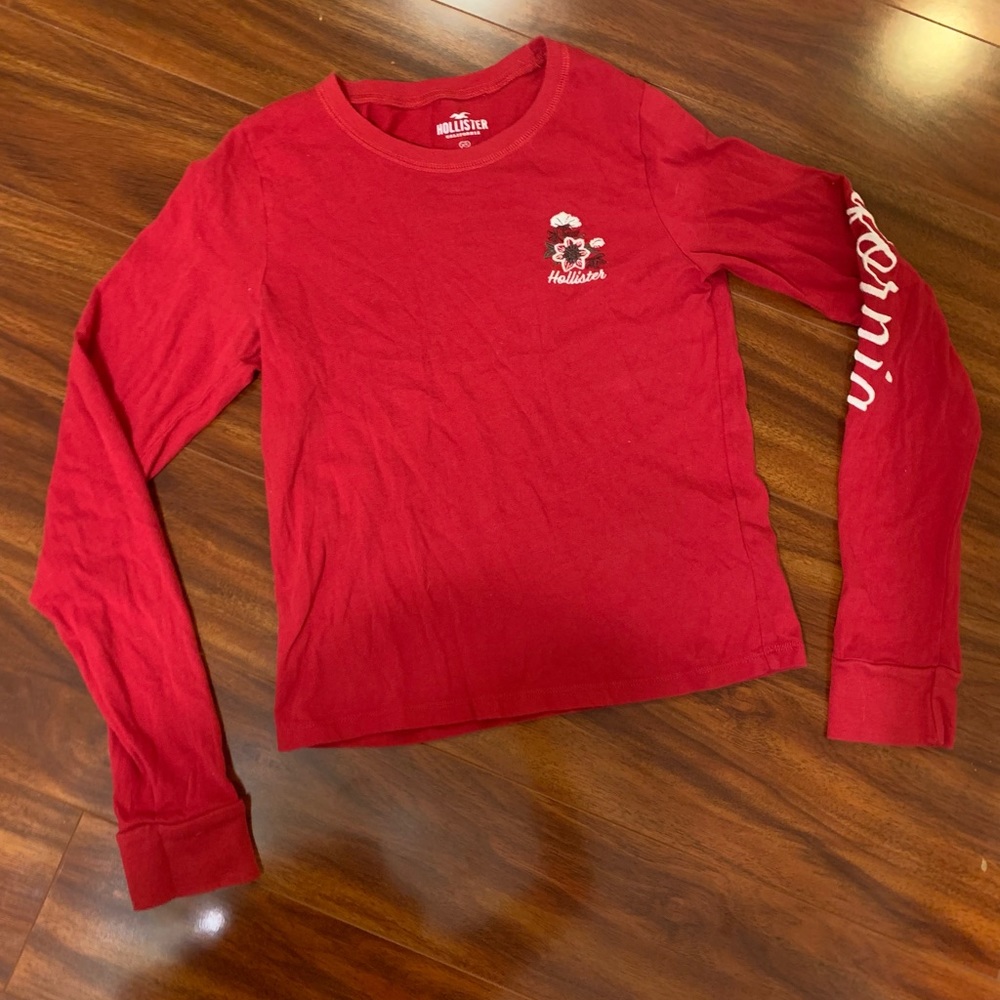 Red Hollister long sleeve